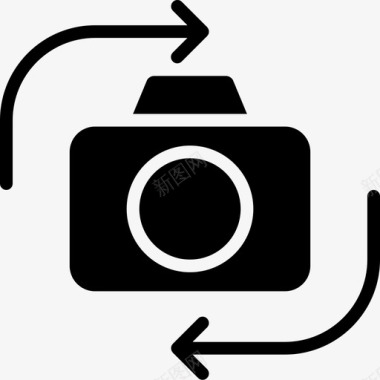 填充接口照相摄像机移动接口2图标图标