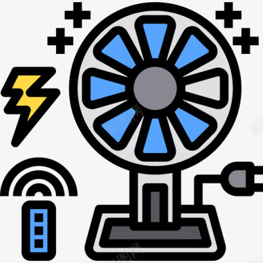 电茶炉风扇电2线颜色图标图标
