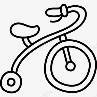 自行车儿童玩具13黑色图标图标