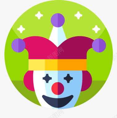 小丑小丑新年51平装图标图标