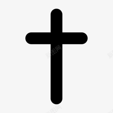 十字架标志十字架墓地圣诞节图标图标