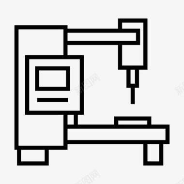 生产零件机械工业制造图标图标