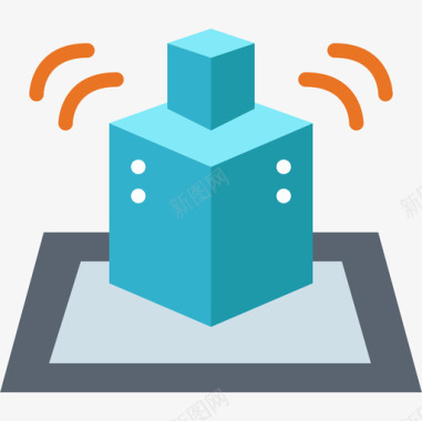 3D技术64平面图标图标