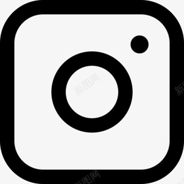 96dpiInstagram社交媒体96线性图标图标