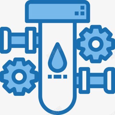 过滤的茶叶过滤器浴室27蓝色图标图标