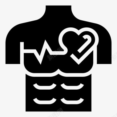 心率频率医疗保健图标图标
