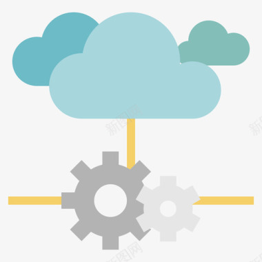 云软件开发2平面图标图标
