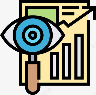 数据分析分析数据分析5线性颜色图标图标