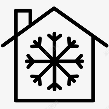 制冷空调家居图标图标