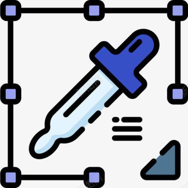 选色创意工艺64线条色图标图标
