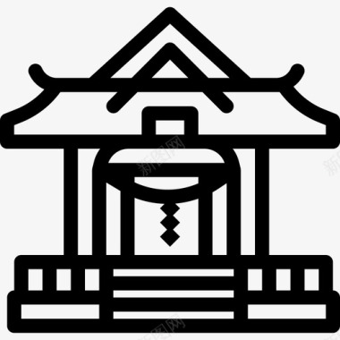 神社日本50直系图标图标