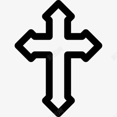 十字架十字架灵性8直系图标图标