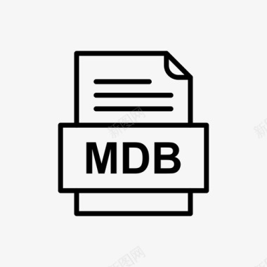 mpg格式mdb文件文档图标文件类型格式图标