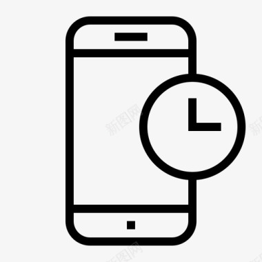 设备时间android手机图标图标