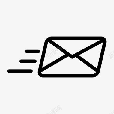信封的消息发送电子邮件信封图标图标