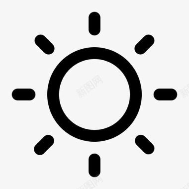 太阳假日夏天图标图标
