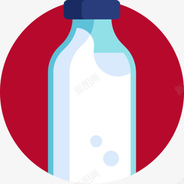 奶瓶睡觉时间7平淡图标图标
