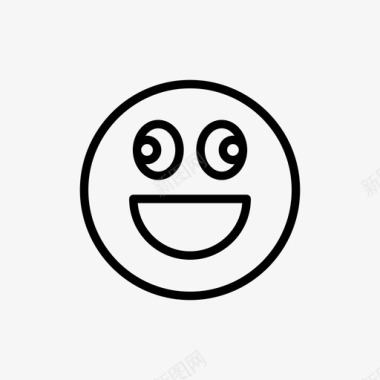 QQ表情图片微笑表情情绪图标图标