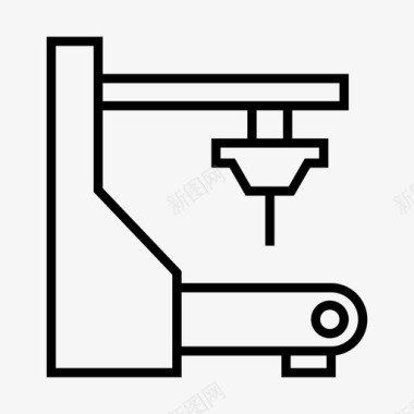 数控设备工厂图标图标