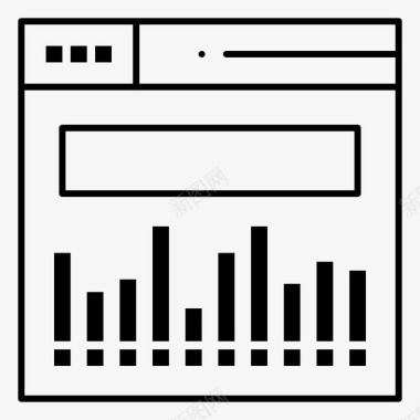 网页设计psd分析数据网络图标图标