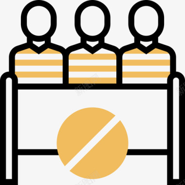 抗议者腐败分子5黄影图标图标