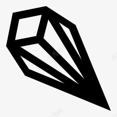 奢侈品钻石辉煌宝石图标图标