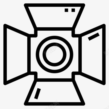 人物篮球聚光灯篮球15直线图标图标