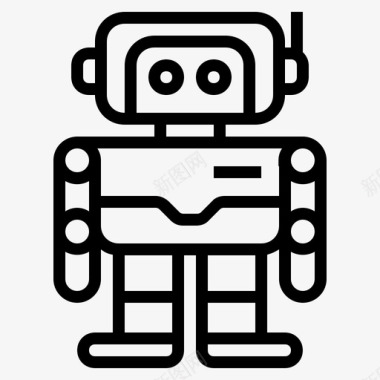 机器人安卓人工智能图标图标