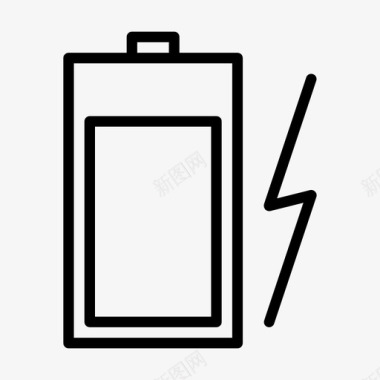 用户充电蓄电池电池图标图标