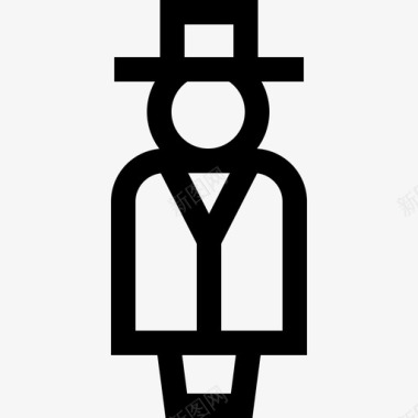 公共标识安全警探保护和安全13直系图标图标