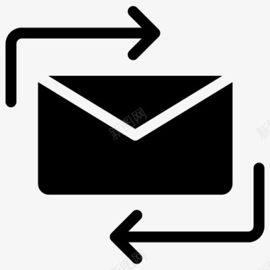 发送邮件重新发送邮件电子邮件转发邮件图标图标