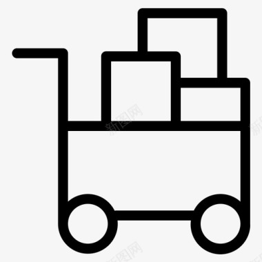 装货装箱交货图标图标