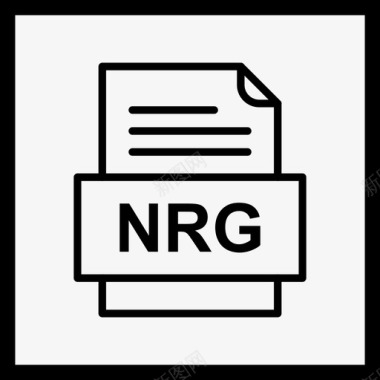 各种格式的文件nrg文件文件图标文件类型格式图标