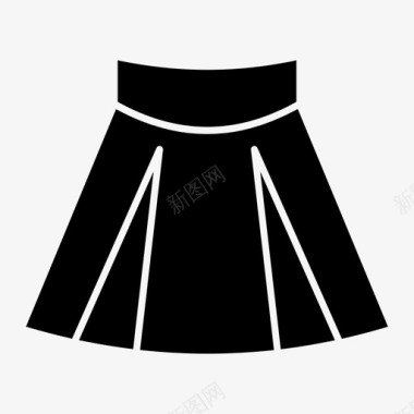 连衣裙裙子衣服图标图标