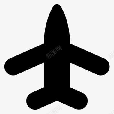 飞机喷气式飞机用户界面材料字形图标图标