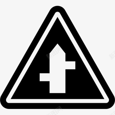 路口英国路标2填方图标图标