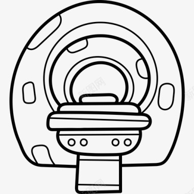 医疗病例共振医疗器械16黑色图标图标