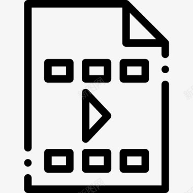 腾讯视频视频文件文件33线性图标图标