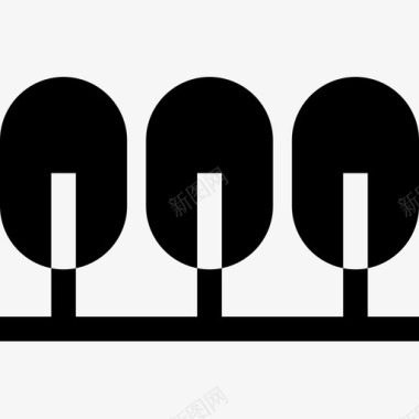 森林在23号村庄被填满了图标图标