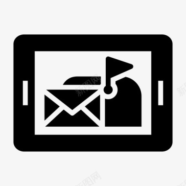 移动界面移动邮箱数字邮箱电子邮件图标图标