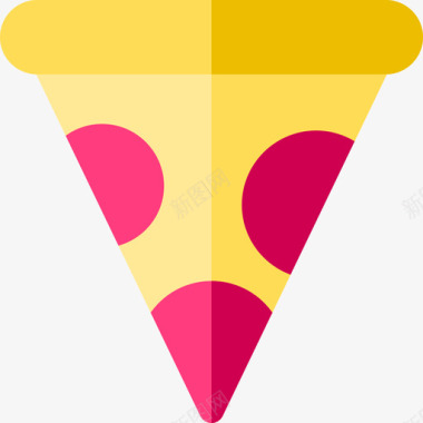 庆典披萨派对庆典9扁平图标图标