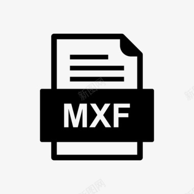 通讯录格式mxf文件文件图标文件类型格式图标