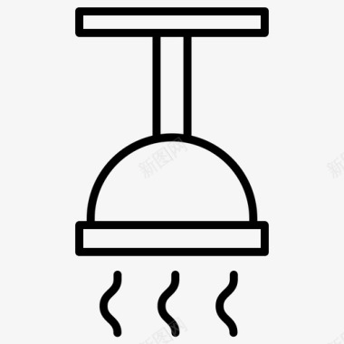 公共标识安全淋浴清洁卫生图标图标