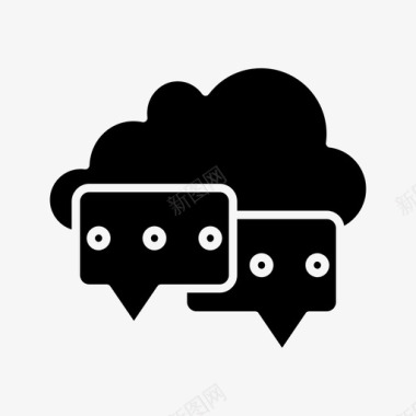 服务器云邮件邮件数据图标图标