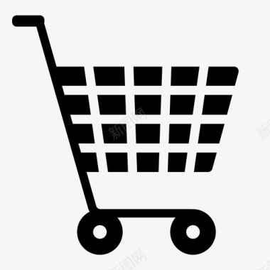 购物车网店超市图标图标
