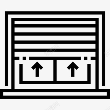 自动喷淋自动domotics27线性图标图标