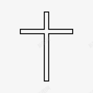 十字架标志十字架墓地圣诞节图标图标