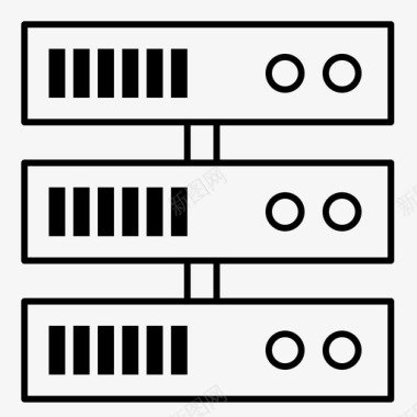 数据中心备份数据中心服务器图标图标