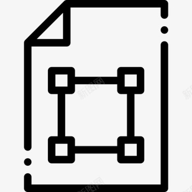 紫色直线图33号文件直线图标图标