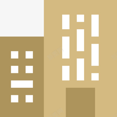 办公楼建筑物和房地产2平图标图标